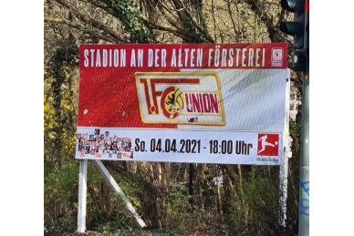 1. FC Union Berlin mit 1:1 gegen Hertha BSC