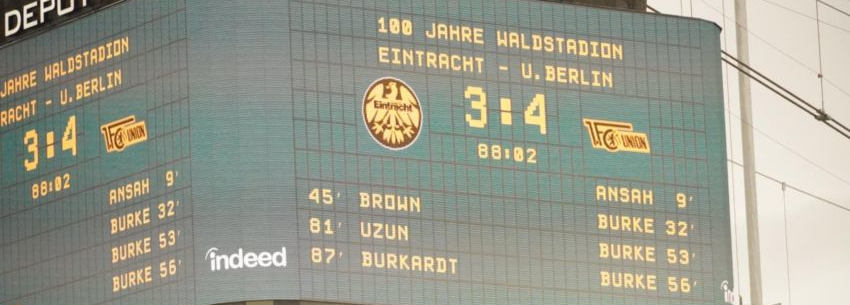 Union Berlin siegt in Frankfurt