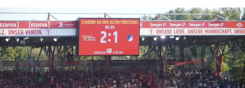 Union Berlin siegt über TSG Hoffenheim