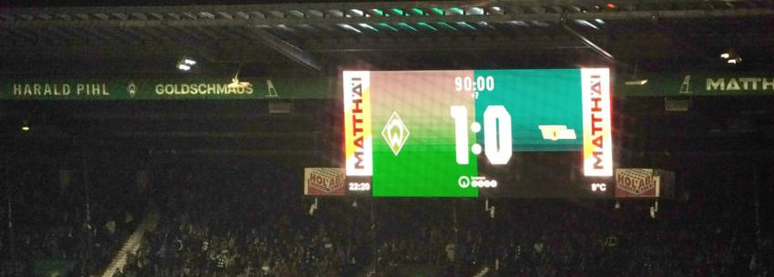 Union Berlin mit Pleite bei Werder Bremen